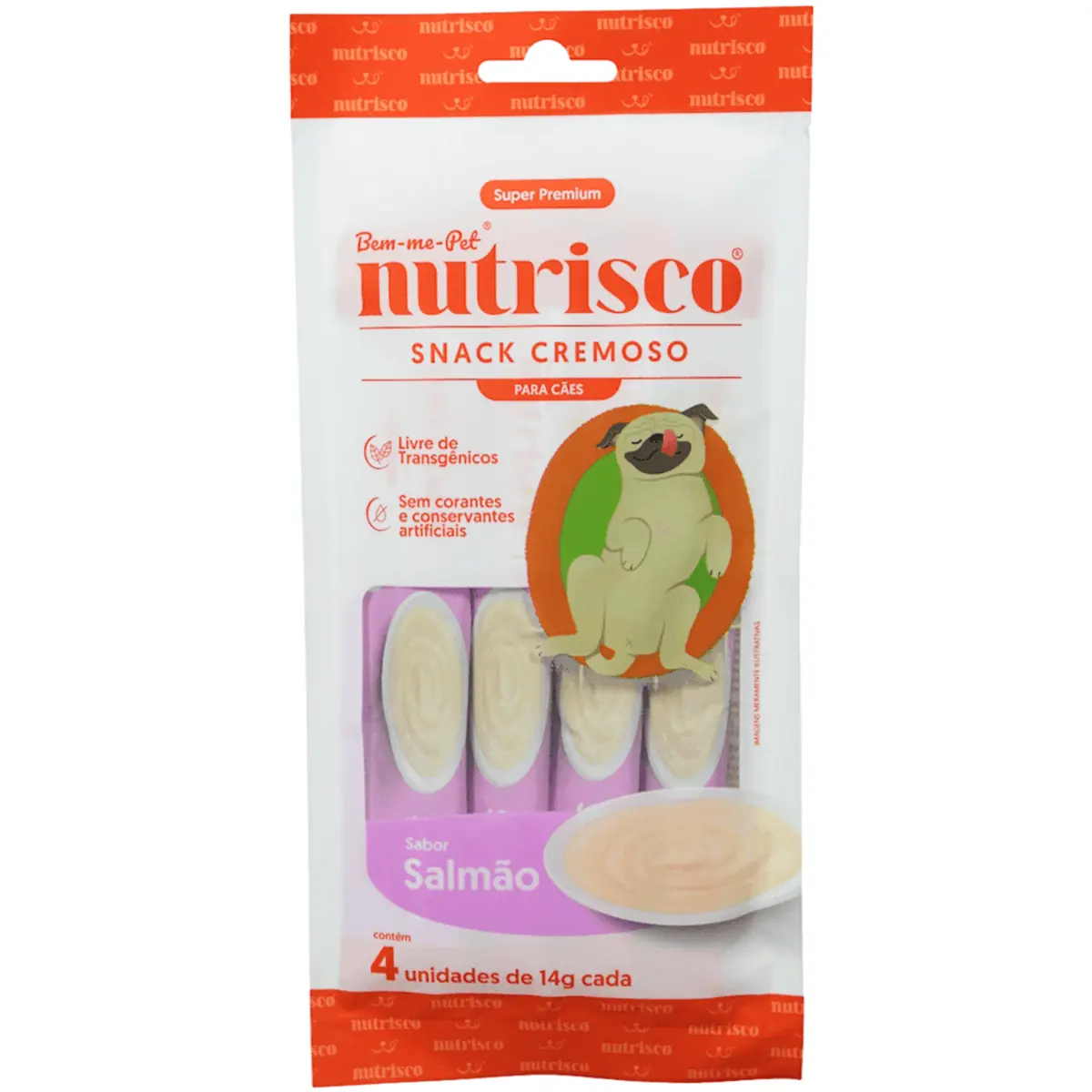 Nutrisco Caes Snack Cremoso 56gr Salmao