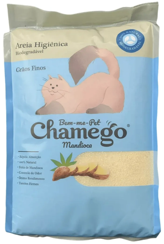 Chamego Areia Mandioca 2kg Graos Finos
