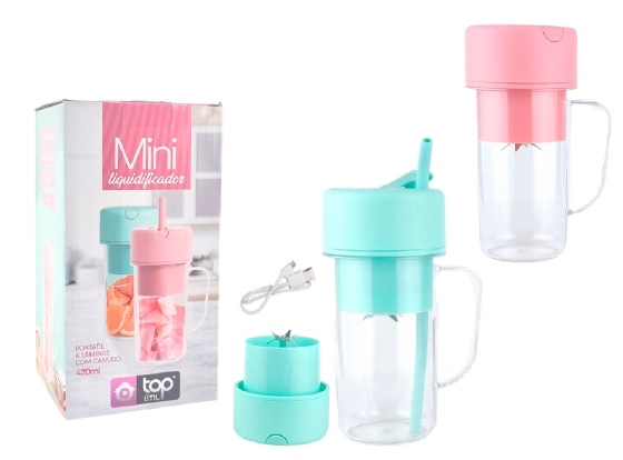 Mini Liquidificador Portatil Top1148 D L