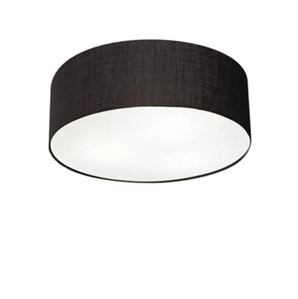 Plafon Para Sala Cilíndrico Sl-3005 Cúpula Cor Preto