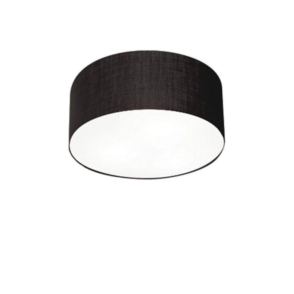 Plafon Para Sala Cilíndrico Sl-3010 Cúpula Cor Preto