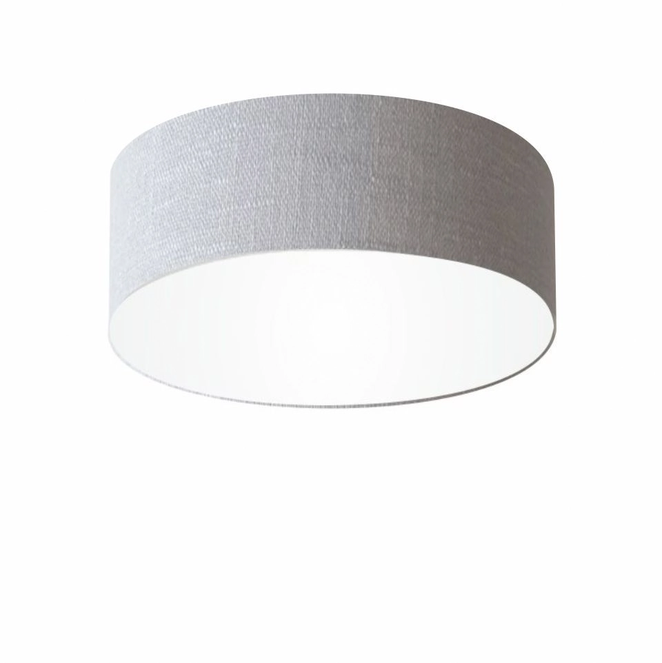 Plafon Para Sala Cilíndrico Sl-3046 Cúpula Cor Rústico Cinza