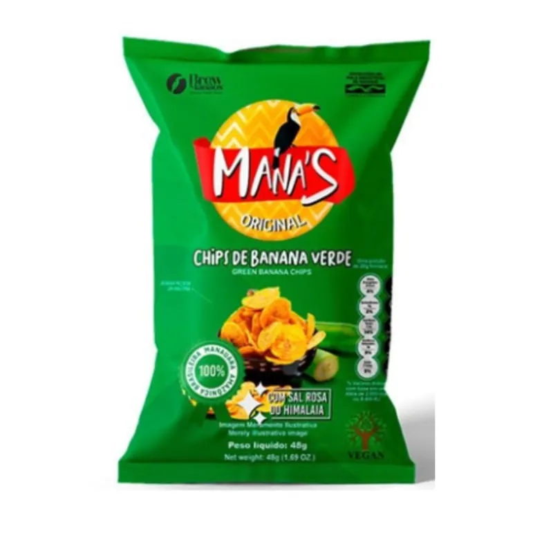 Snacks Mana's Banana Verde 48g