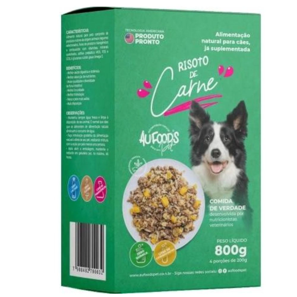 Risoto De Carne Aufoods Pet 800g