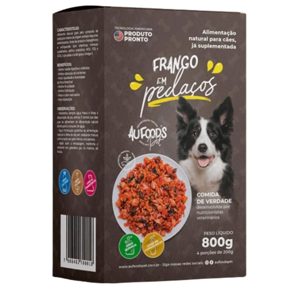 Frango Em Pedaços Aufoods 800g