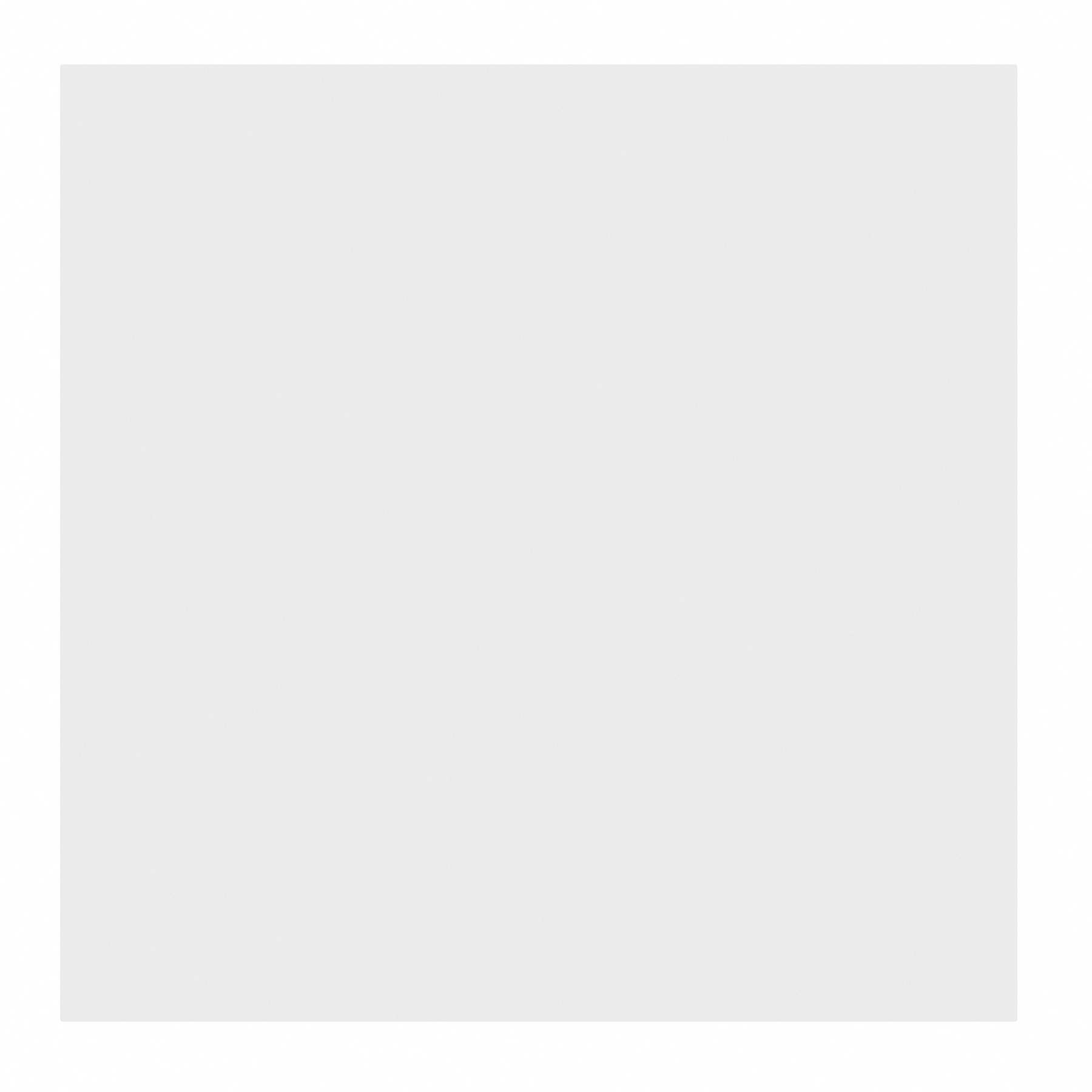 Piso Cerâmico Monocolor Branco Brilhante Borda Arredondada Interno 58x58cm Vpc 58000 Viva Cerâmica