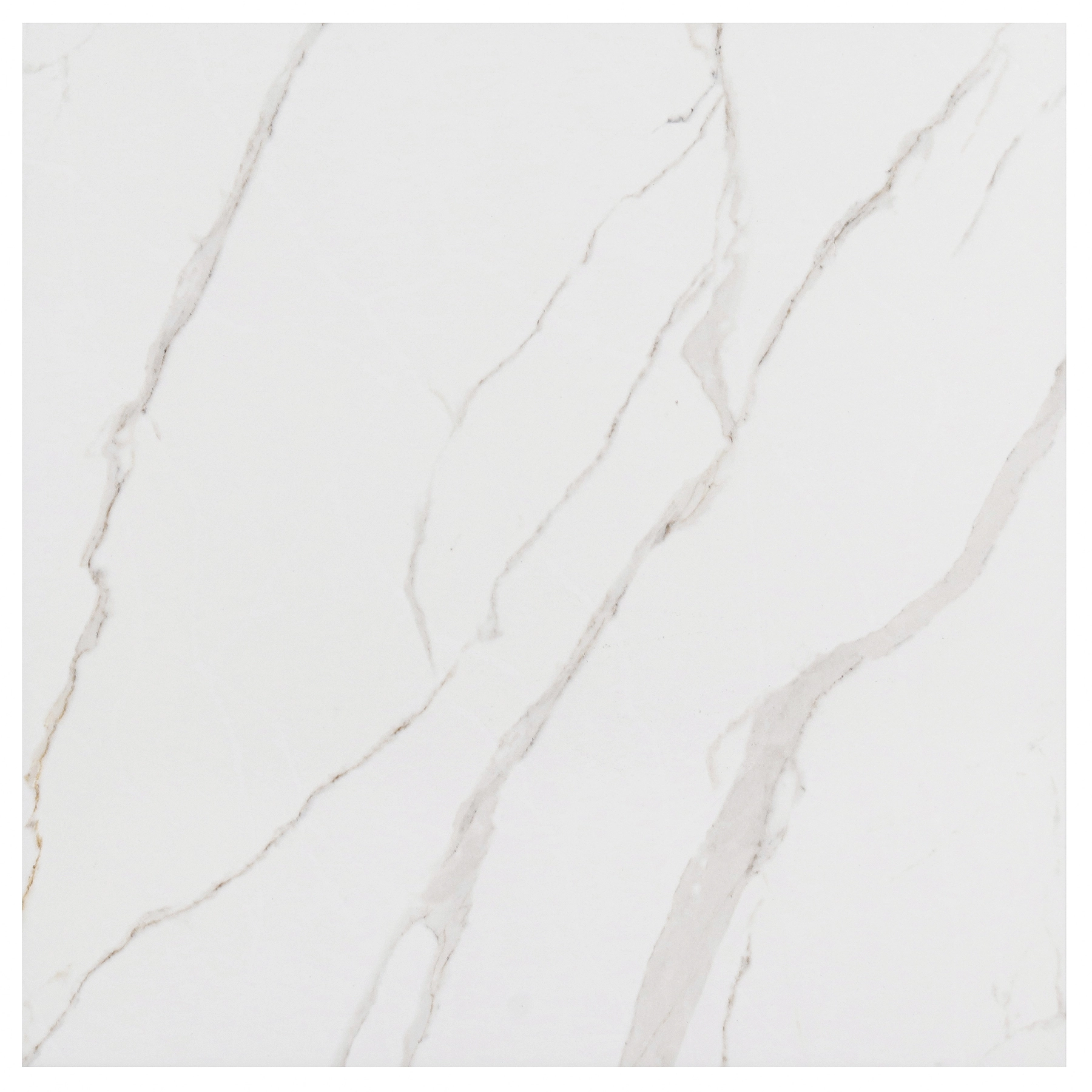 Piso Cerâmico Marmorizado Brilhante Borda Arredondada Interno 58x58cm Vpc 58004 Viva Cerâmica