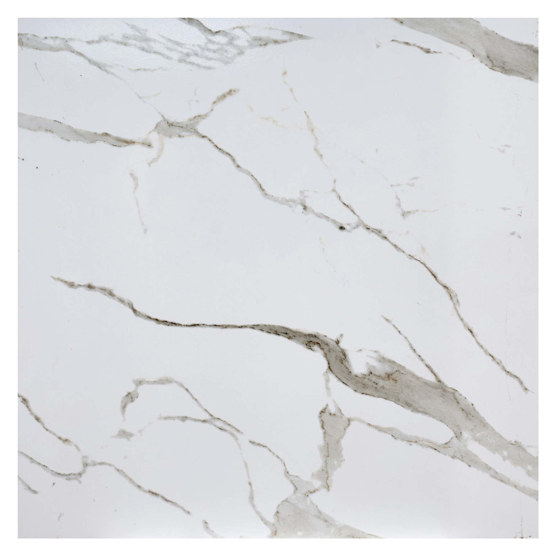 Piso Cerâmico Marmorizado Brilhante Borda Reta Interno 72,5x72,5cm RT75012 Viva Cerâmica