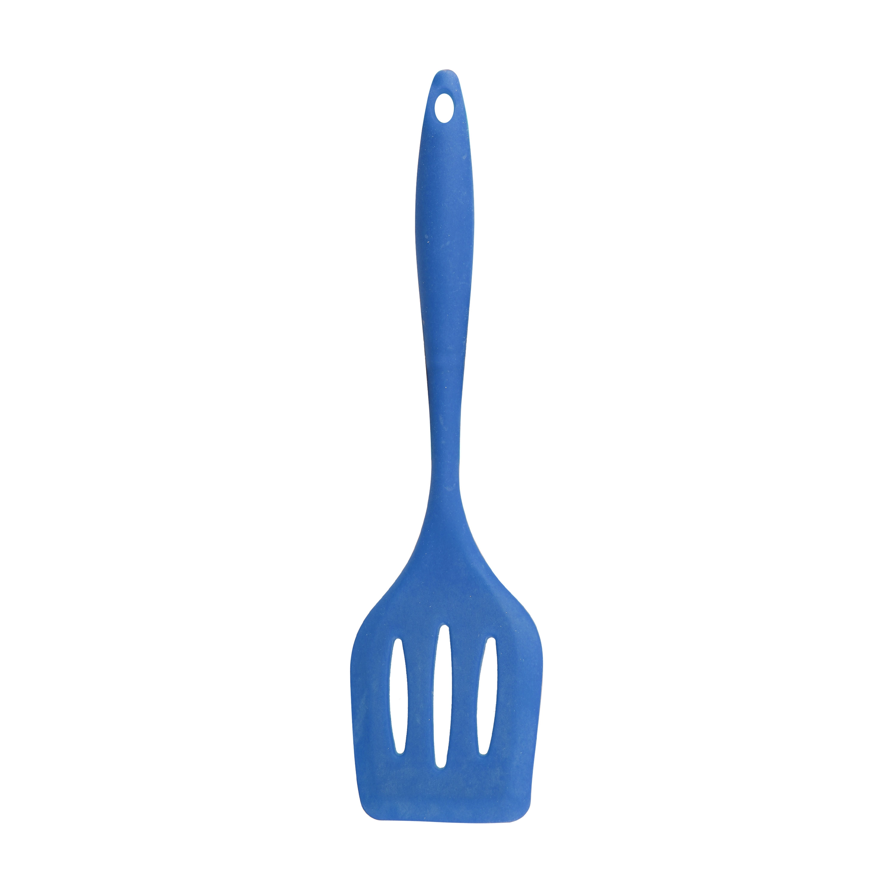 Espatula Silicone Vazada Azul Pantone 28cm Cm48 15015 Inga