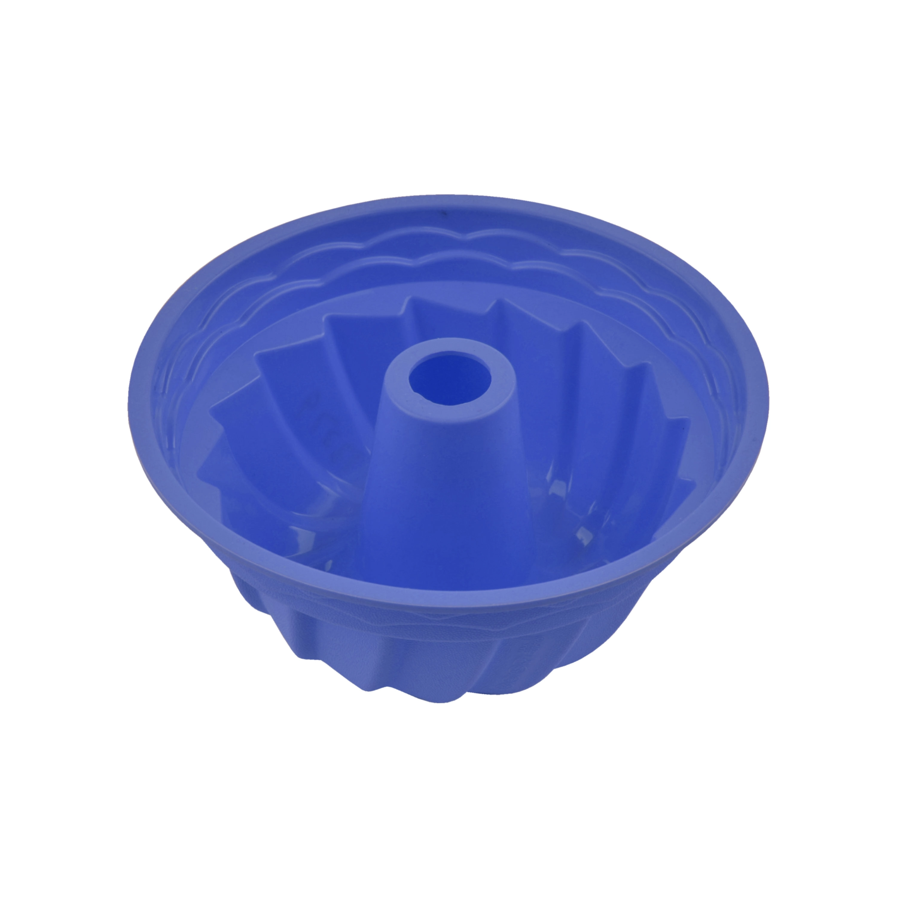 Forma Silicone Pudim Azul Pantone 23x10cm Cm24 15024 Inga