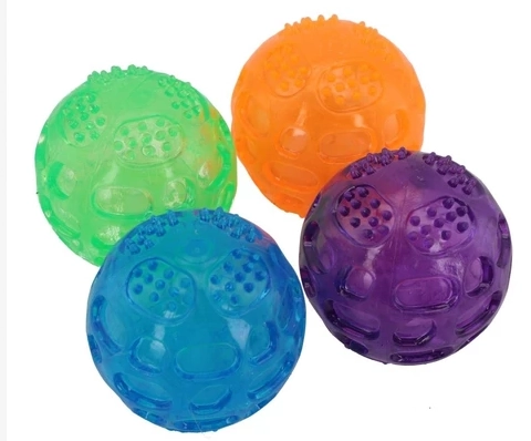 Brinquedo Mordedor Pet Bola Divertida Sortida 7.5cm Inga
