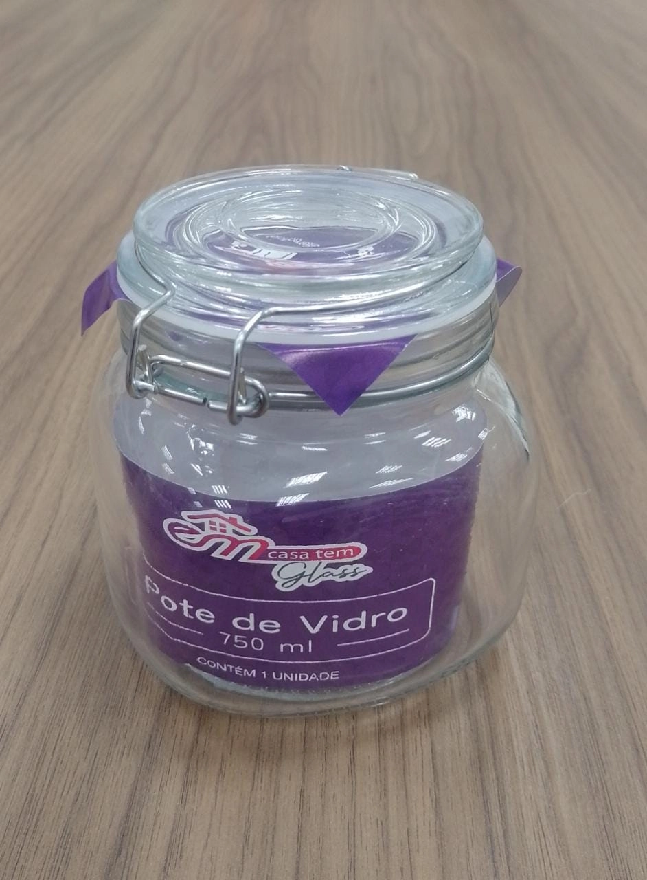 Pote Vidro Hermetico 750ml 16012 Inga
