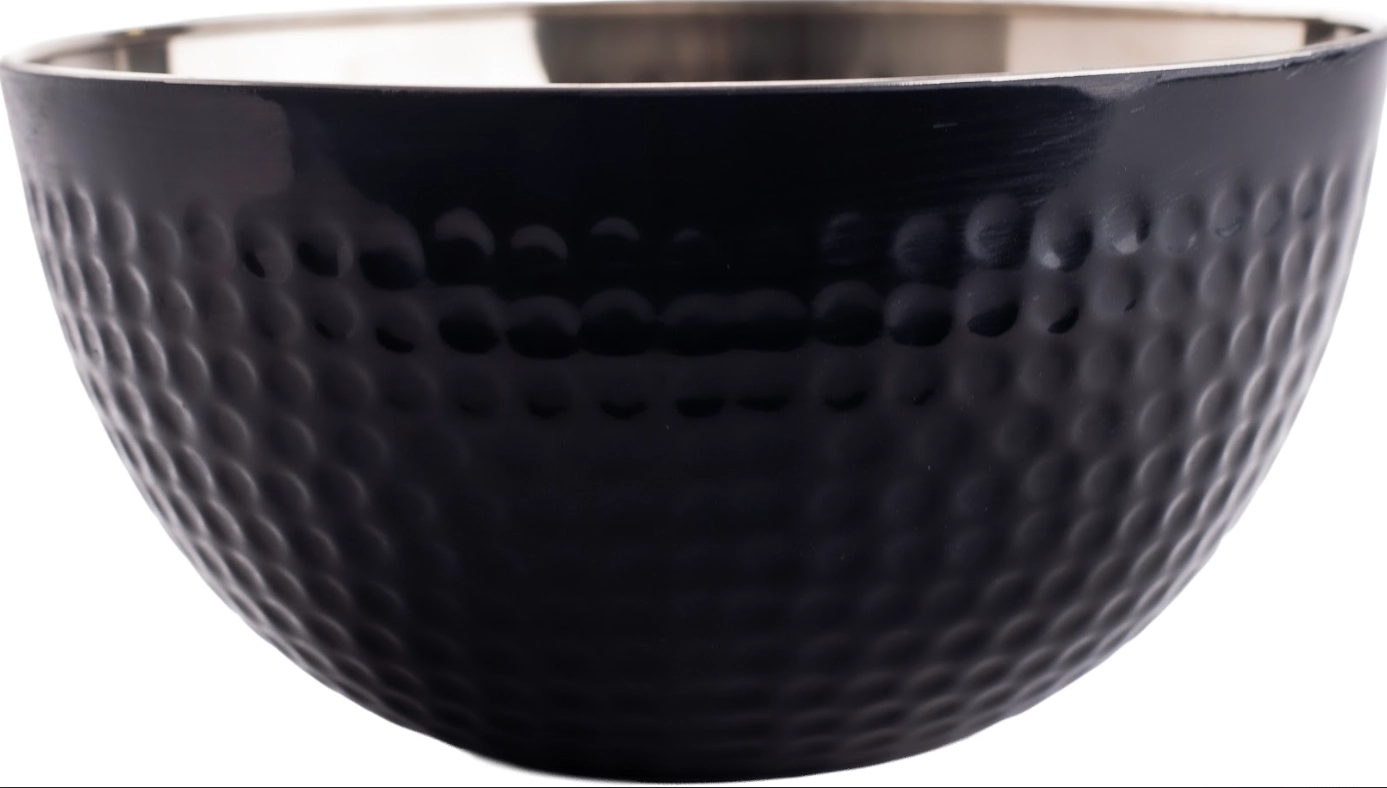 Saladeira Martelada M Preta 1,75l 18334 Inga