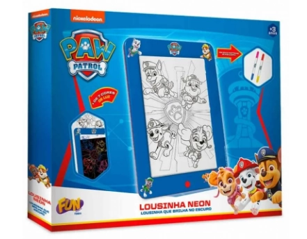 Patrulha Canina Lousa Neon