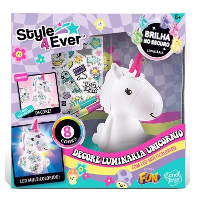 Decore Seu Unicornio Glow Fun