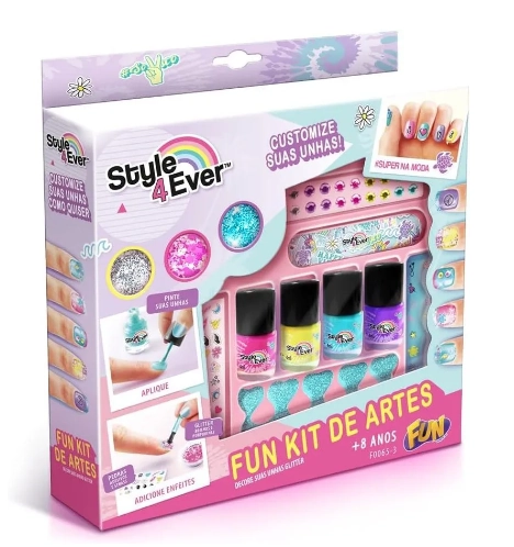 Kit Unhas De Glitter Fun