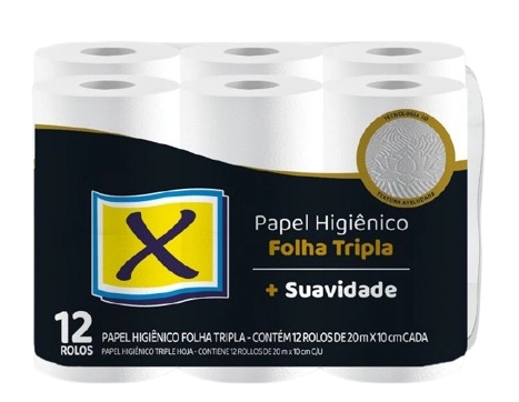 Papel Hig X Neutro F.tripla 20mt 12un