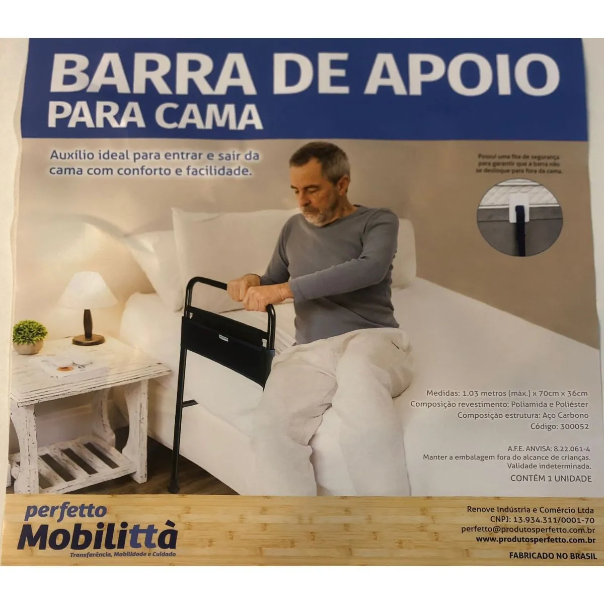 Barra de Apoio para Cama - Perfetto Mobilittà