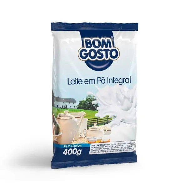Leite Em Pó Integral Bom Gosto 400g