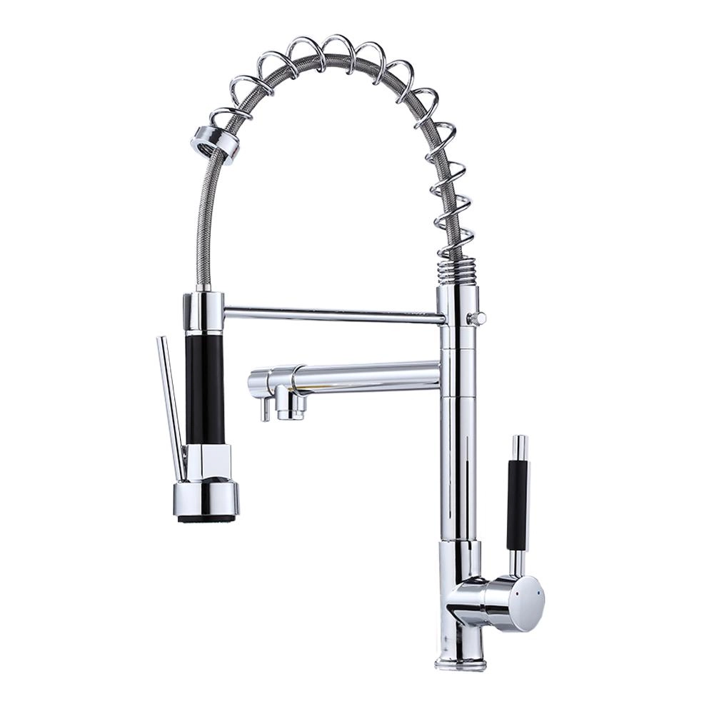 Torneira Gourmet 50cm Com Misturador Monocomando Cromada De Bancada belcca tgm50c-bz