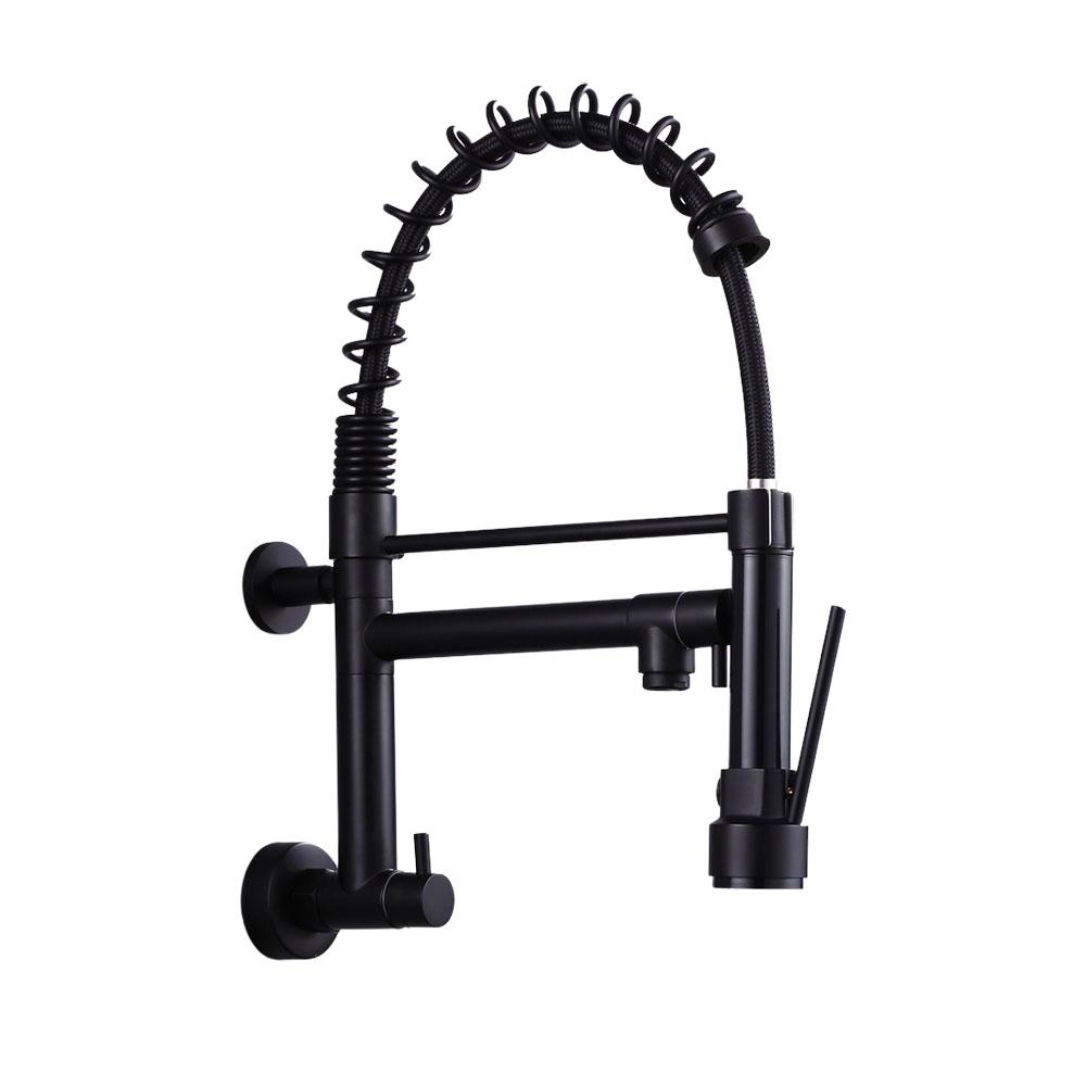 Torneira Gourmet 50cm Preta de Parede Belcca TG50P-PL
