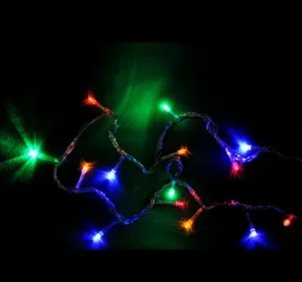 Pisca Pisca 100 Lmpadas Led Color Fio Verde 8f 127v