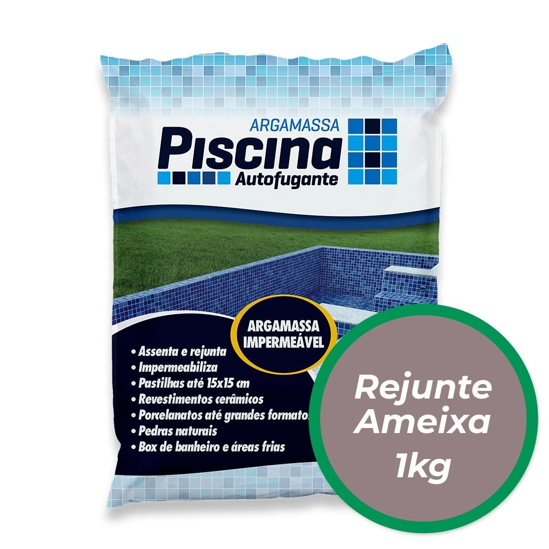 Rejunte Piscina Impermeável Cor Ameixa 1kg