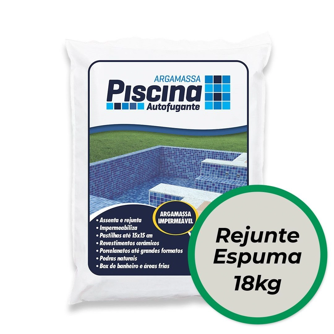 Rejunte Piscina Impermeável Cor Espuma 18kg