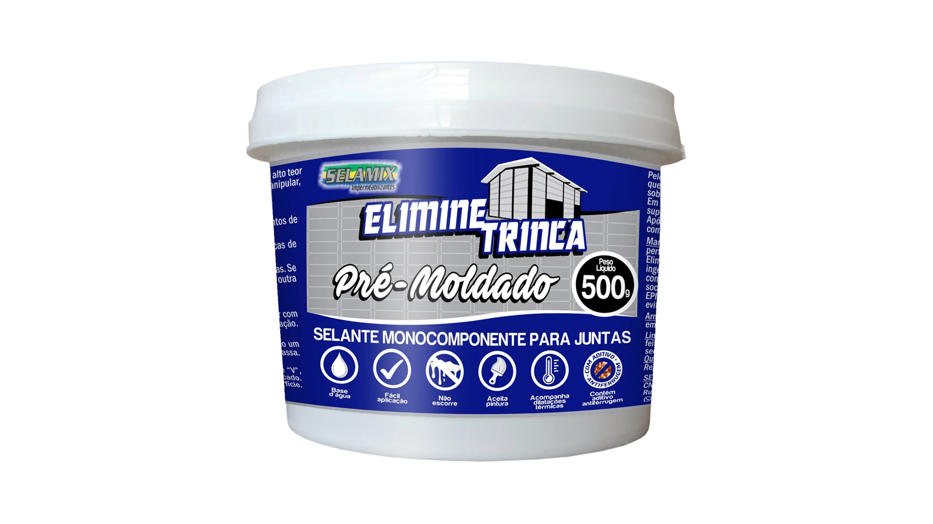 Eliminetrinca Pré-moldado 1un 0,500kg