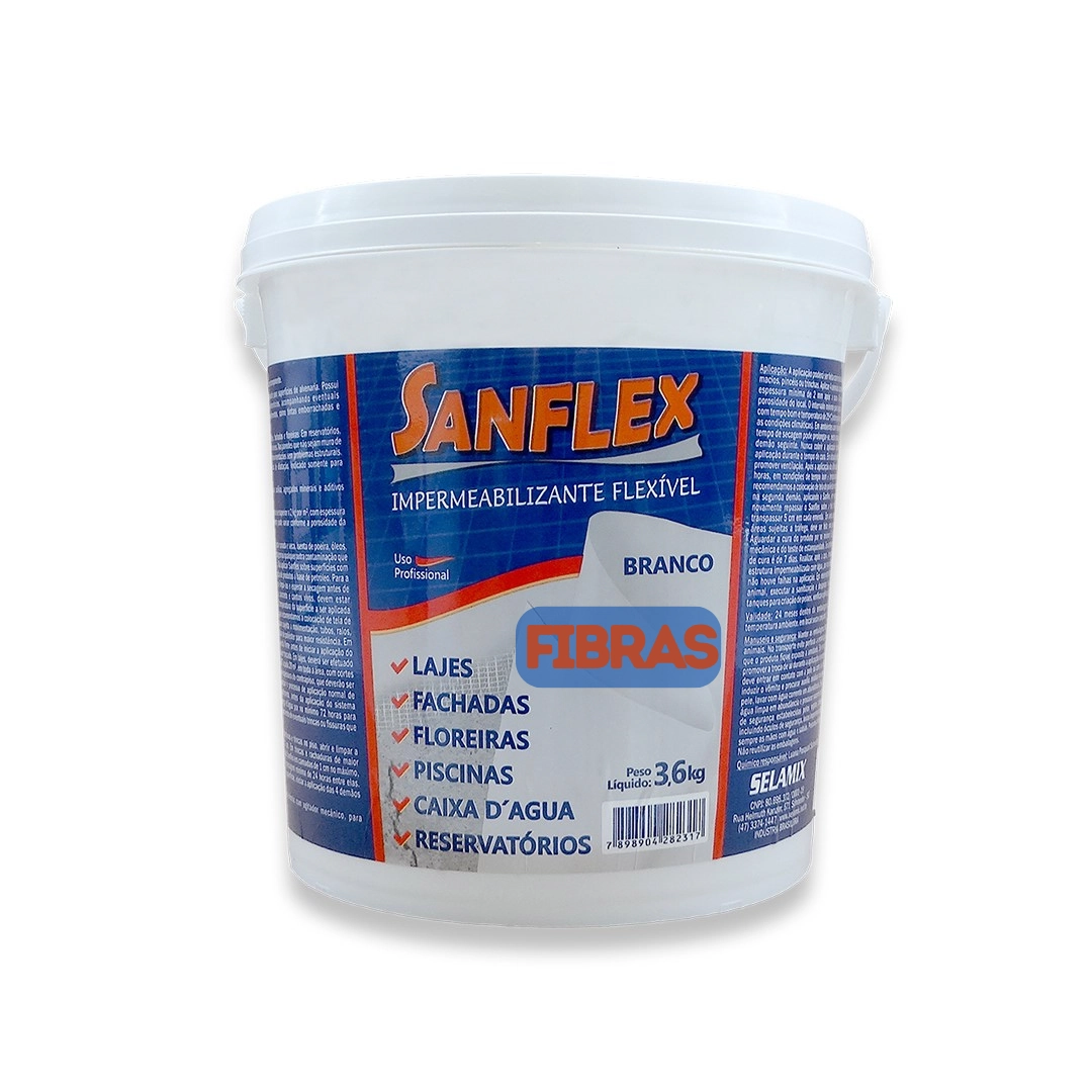 Sanflex Branco Fibras 3,6kg