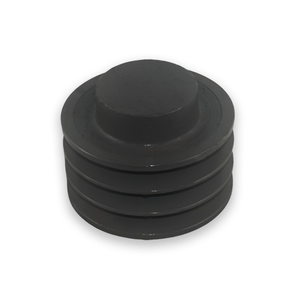 Polia Ferro Fundido Para Correia Em V 80mm 3 Canais Perfil A
