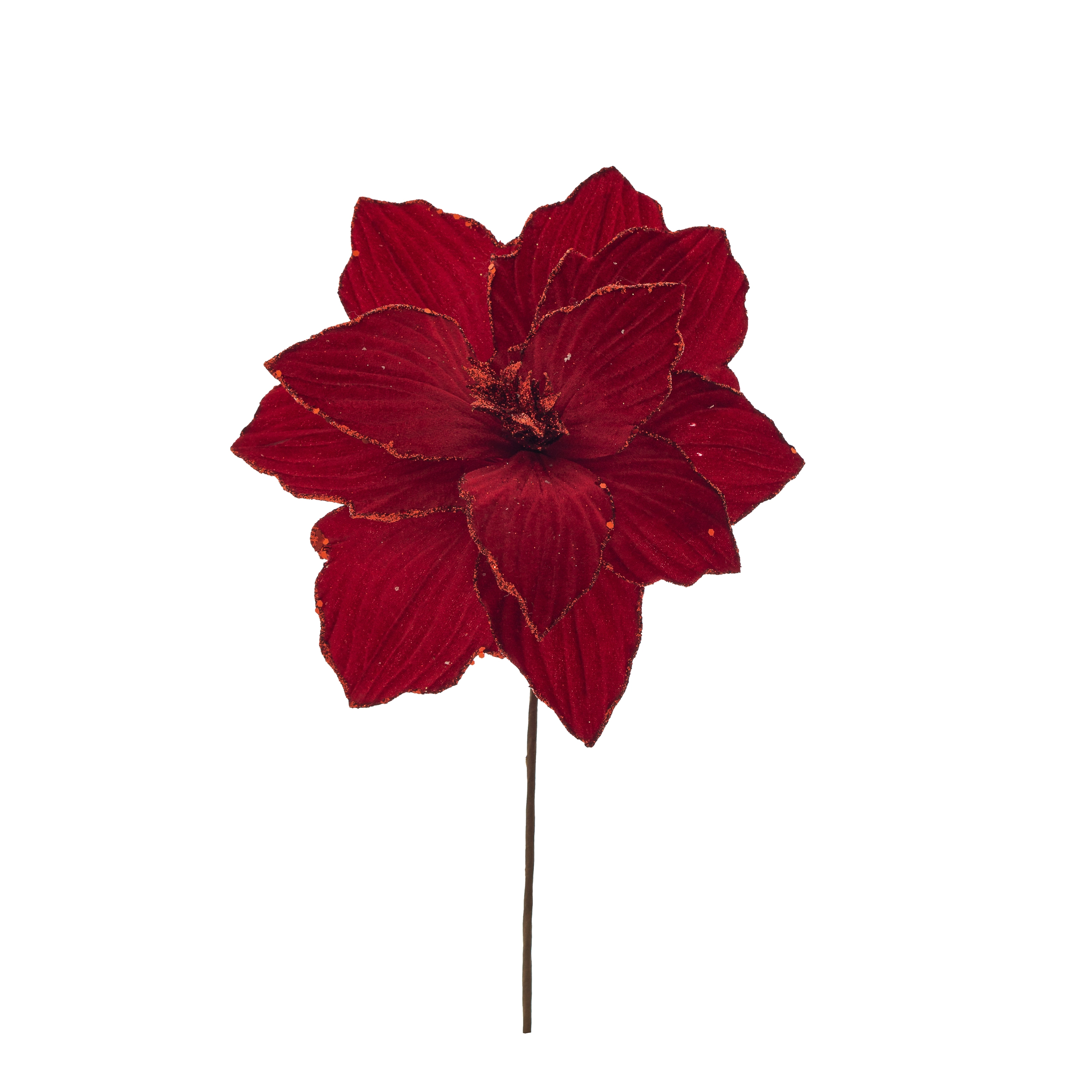 Haste Floral Poinsettia 26cm Vermelho 30541 Bela Flor