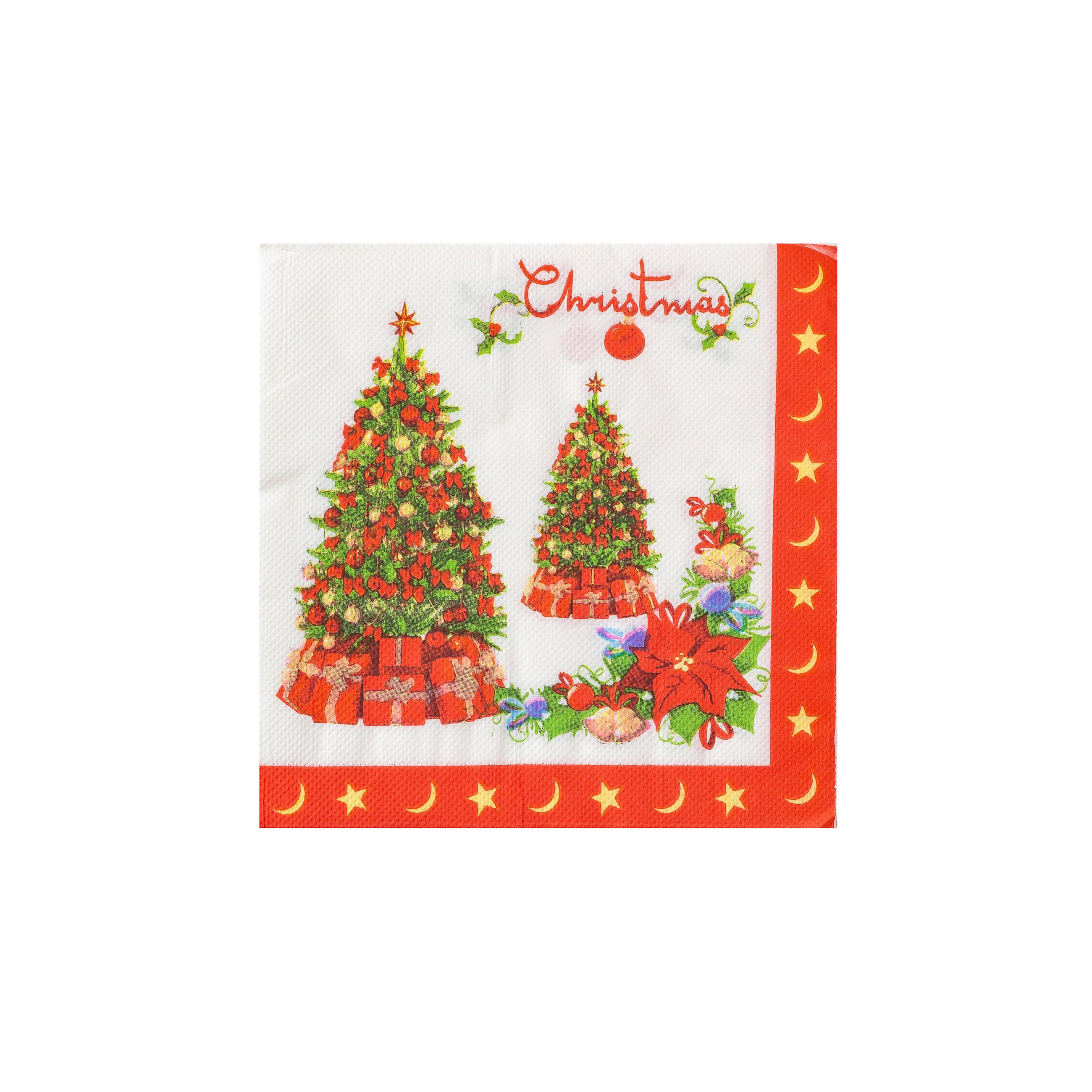 Guardanapo Natal Papel Folha Dupla Trees 12un 31274a Bela Flor