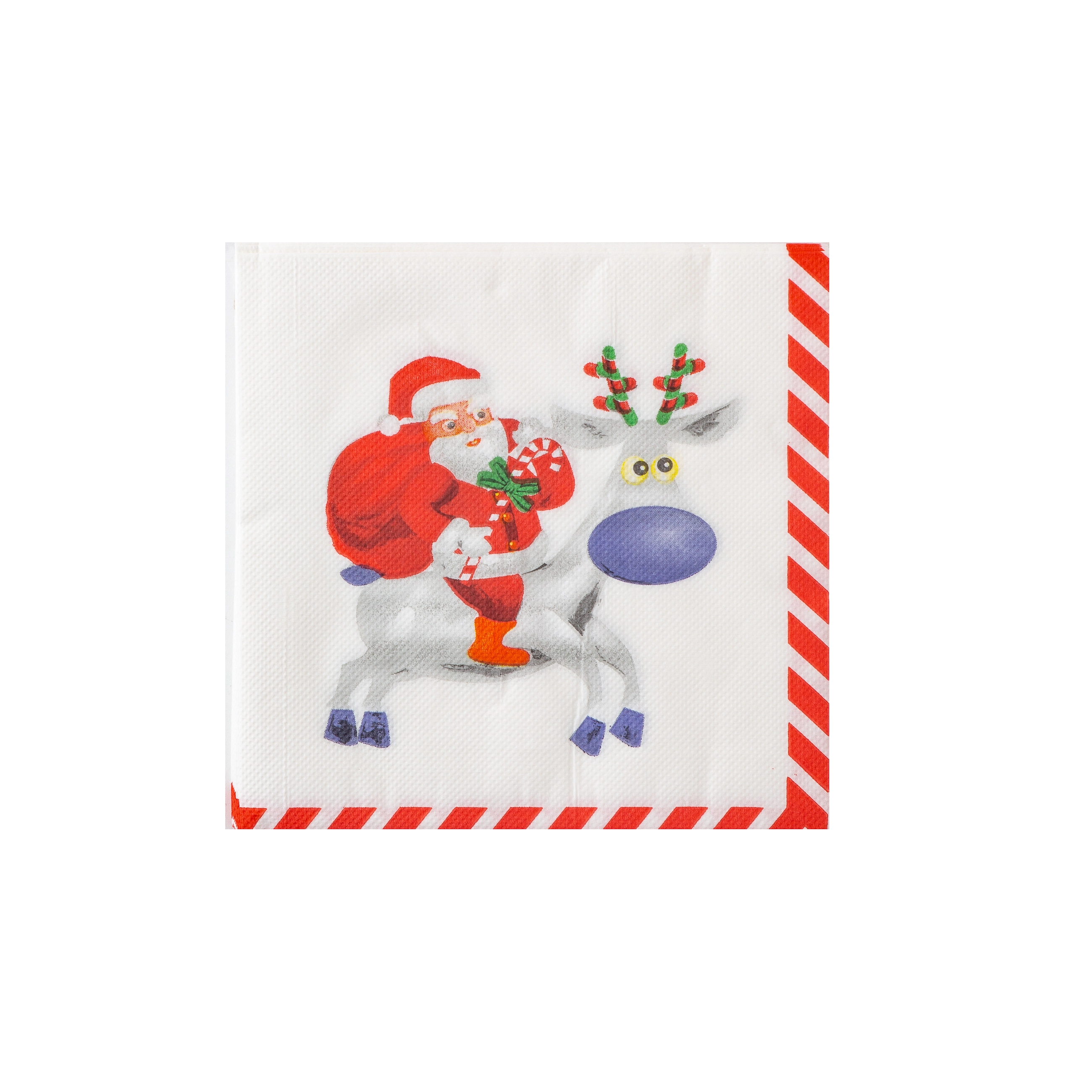 Guardanapo Natal Papel Folha Dupla Noel Rena 12un 31280a Bela Flor
