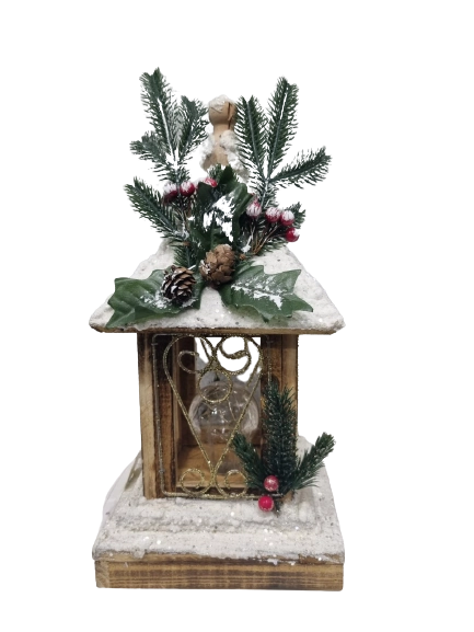 Enfeite Natal Luminaria 32cm 17131 Bela Flor