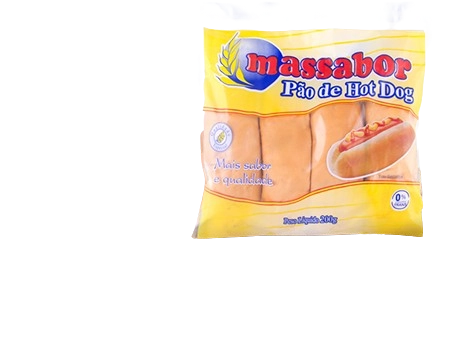Pão Para Hot Dog Massabor 4un 200g