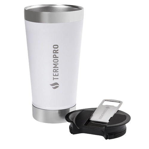 Copo Termico Termopro C/tampa Bco 500ml