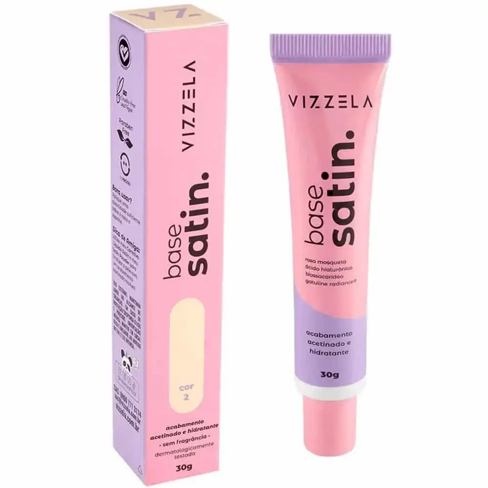 Base Liquido Vizzela Satin Cor 02 30g