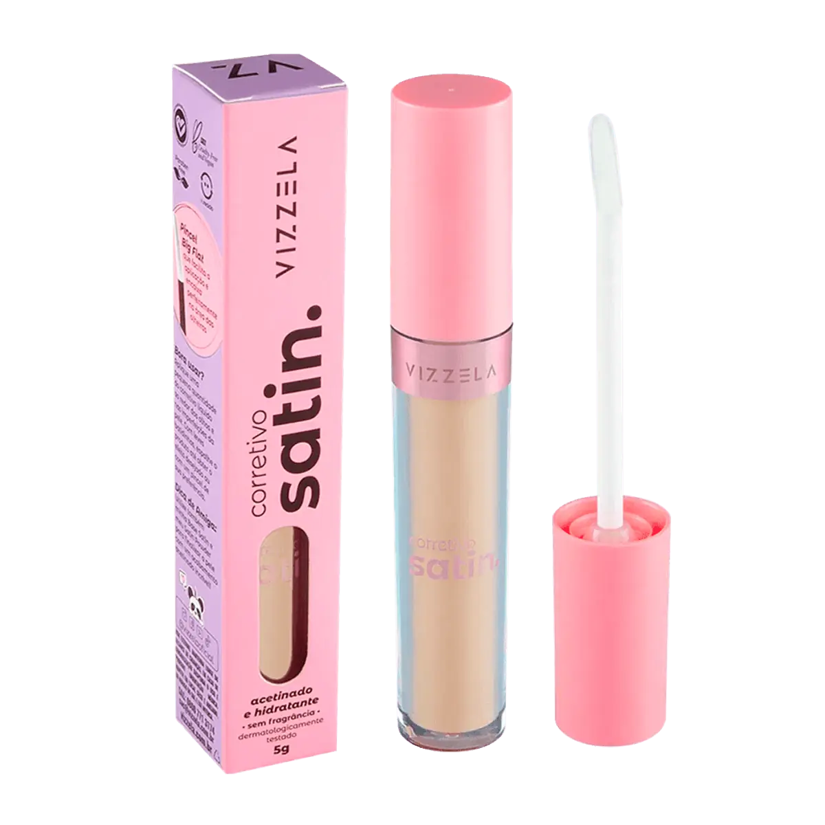 Corretivo Liquido Vizzela Cor 04 Satin 5g
