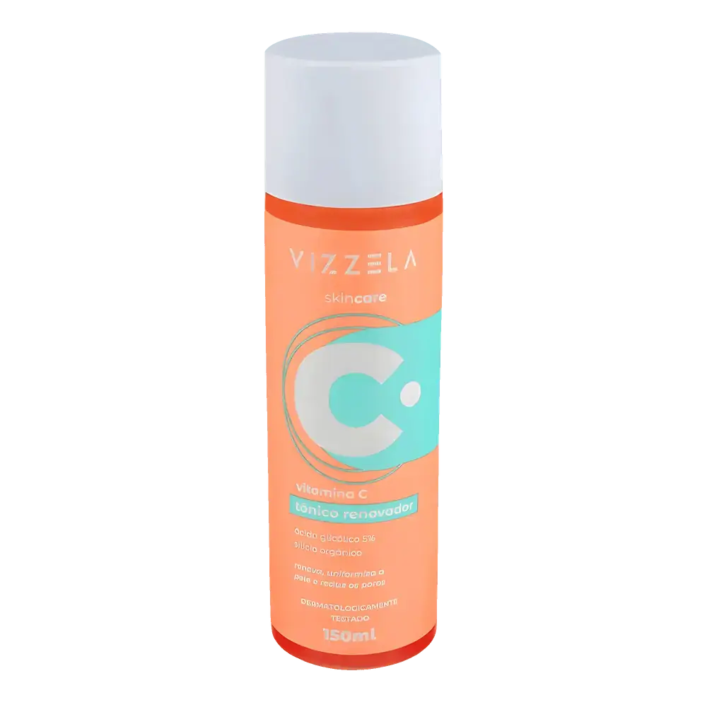 Tônico Renovador Vitamina C Vizzela Frasco 150ml