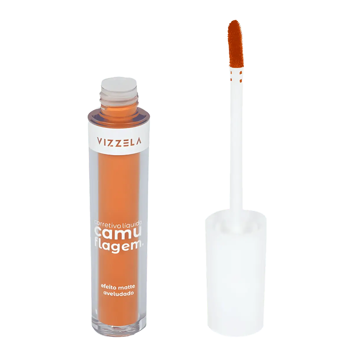 Corretivo Líquido Camuflagem Laranja Vizzela 5g