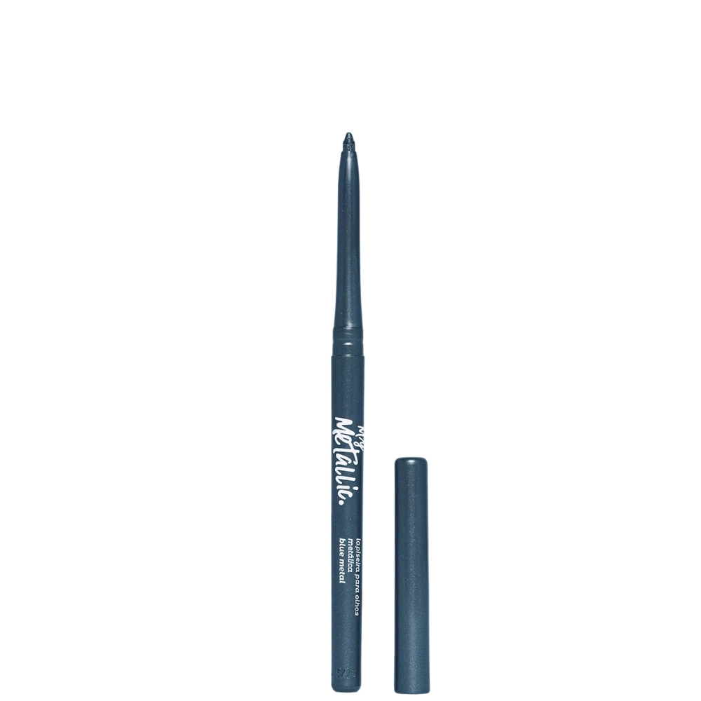 Lapiseira P/olhos Metalizada Vizzela Vz 84 Blue Metal 1un