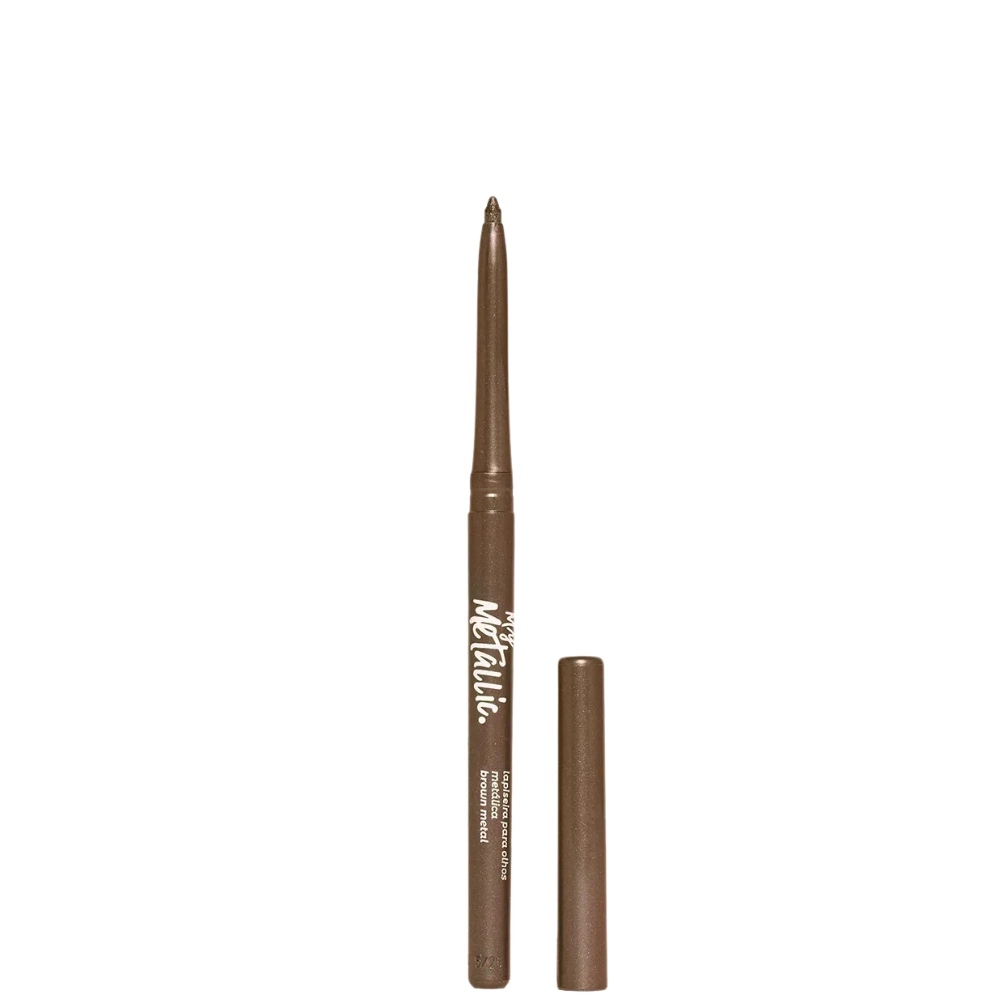 Lapiseira P/olhos Metalizada Vizzela Vz 84 Brown Metal 1un