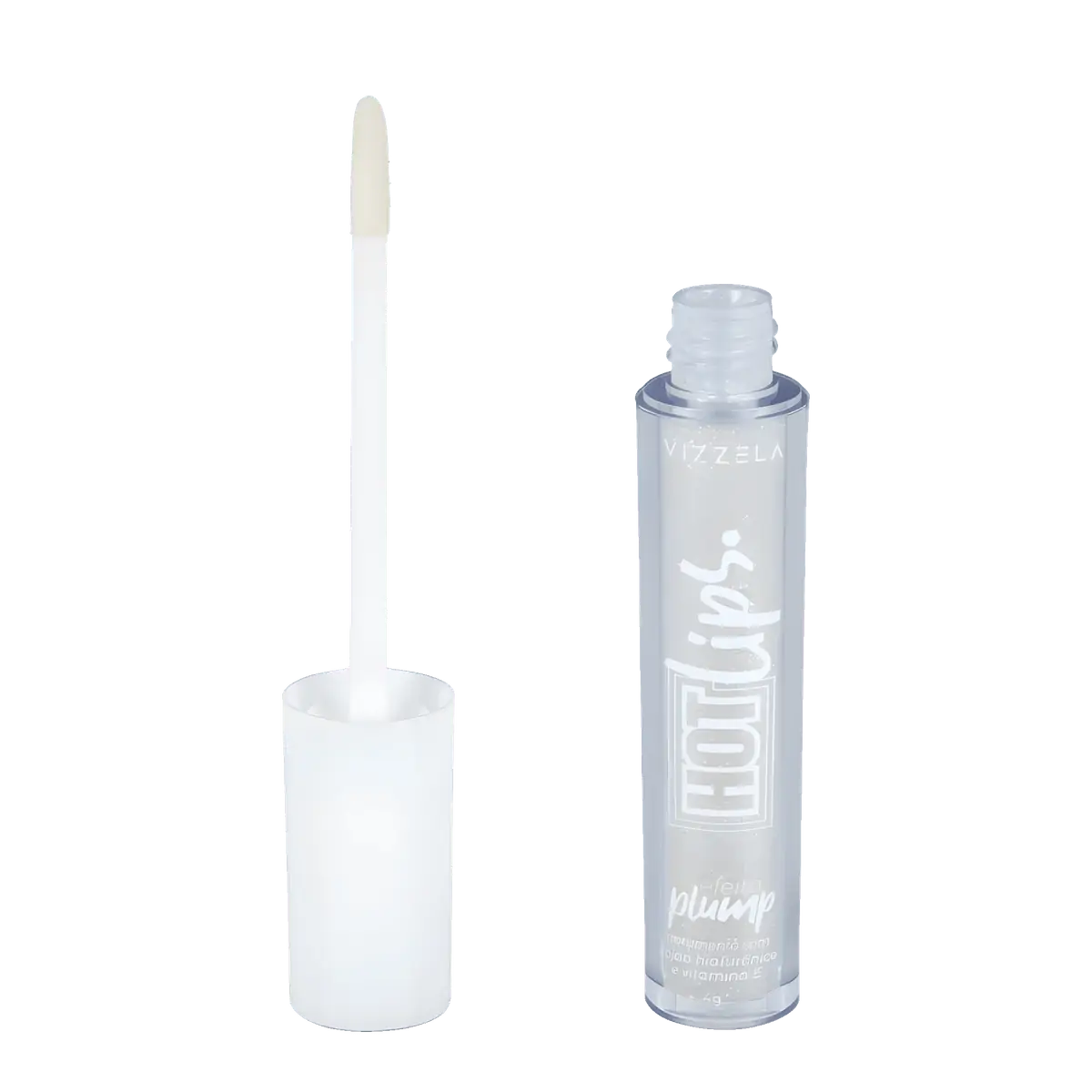Gloss Líquido Crystal Vizzela Hot Lips 4g
