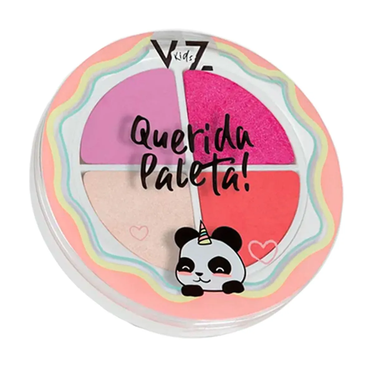 Gloss Vizzela Infantil Brilha Brilha Querida Paleta 3ml