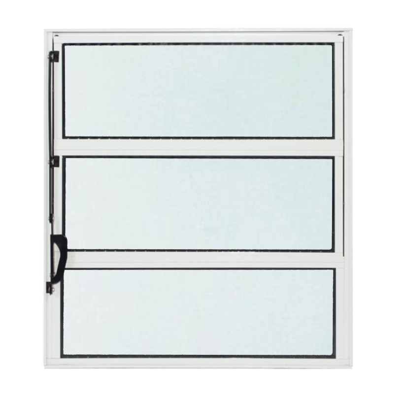 Janela De Alumínio Branco Vitro Basculante Cmc Modular - 0.60 (l) X 0.60 (a)