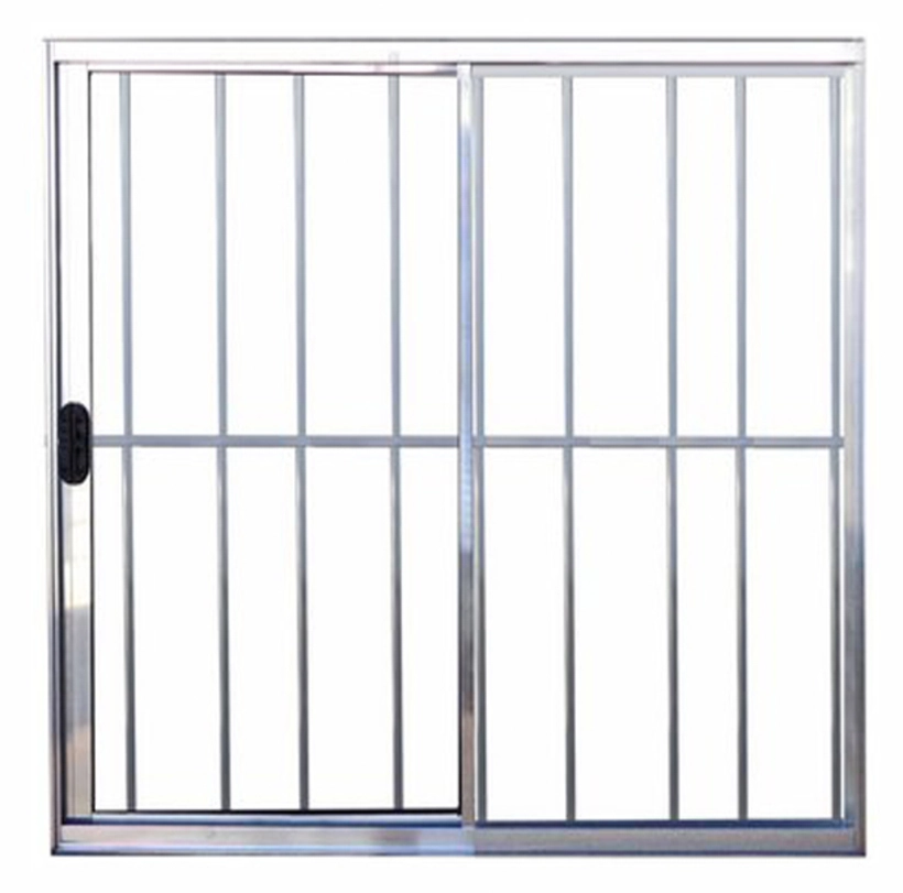Janela De Alumínio Brilhante Vitro De Correr 2 Folhas Com Grade Cmc Modular - 1.20 (l) X 1.20 (a)