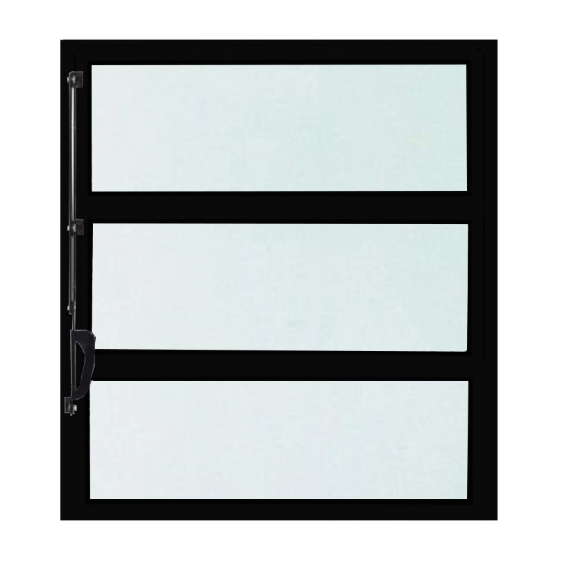 Janela De Alumínio Preto Vitro Basculante Cmc Modular - 1.00 (l) X 0.60 (a)