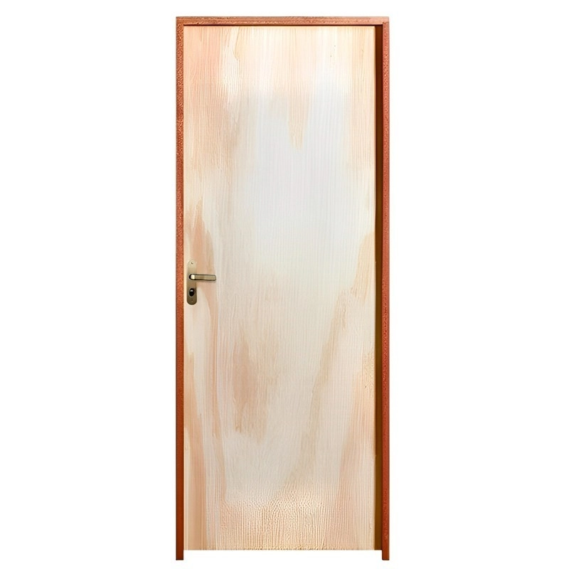 Porta De Madeira Semi-oca Amescla Lisa Bat 11 Cm Misto Fech Externa Uniportas-2.10(a)x0.90(l)-lado Direito