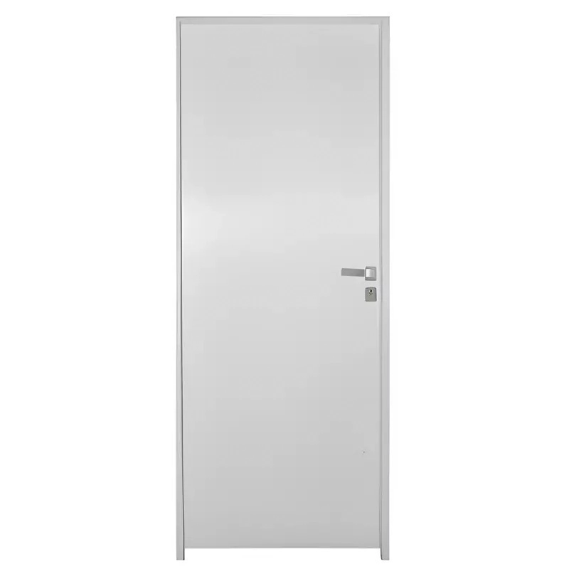 Porta De Madeira Semi-oca Primer Lisa Bat. 14 Cm Eco Fech Externa-2.10ax0.92l-lado Esquerdo